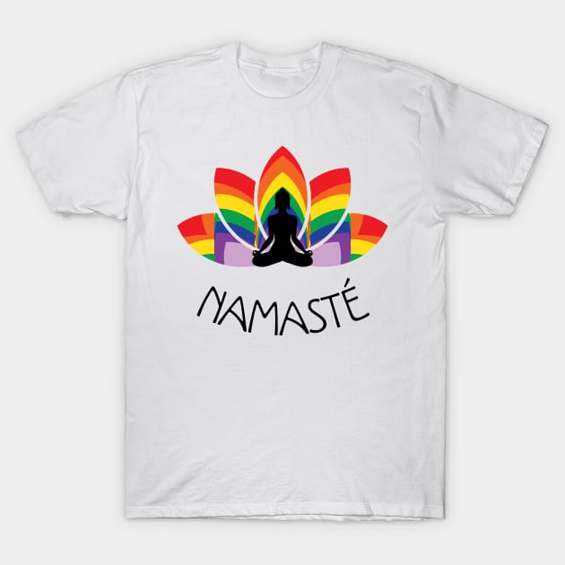 Namaste T-Shirt by PeaceLoveandWeightLoss